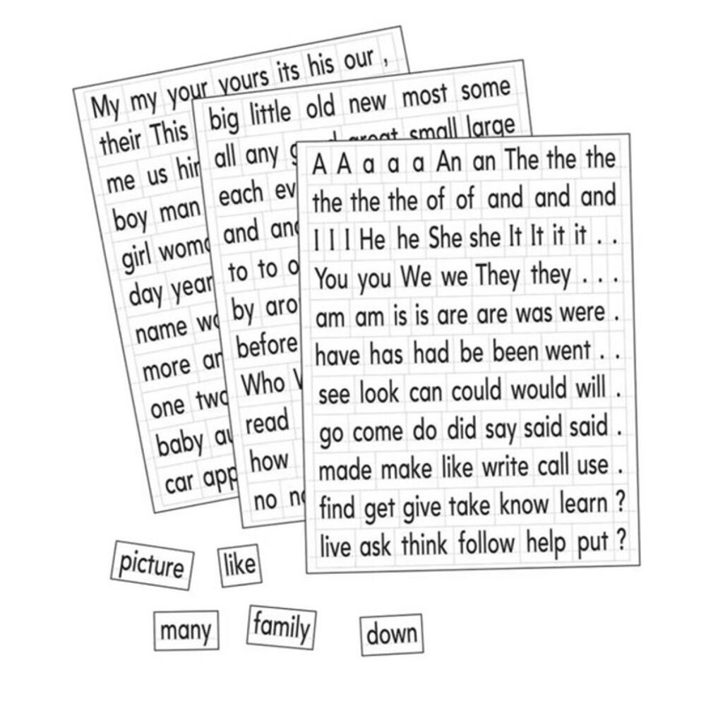Kids magnetic sight words - Picture 5 of 5